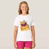 Cute, guy, t - shirts, kitten, grappig, katje T-Sh T-shirt (Voorkant volledig)