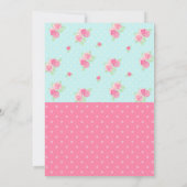 Cute Gymnastic verjaardaguitnodiging Kaart (Achterkant)