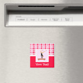 Cute Gymnastics Balance Beam Magneet (Insitu (Vaatwasser))