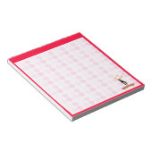 Cute Gymnastics Balance Beam Notitieblok (Schuin)