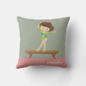 Cute gymnastics girl kussen (Achterkant)