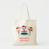 Cute Gymnastics met kerstmis Aangepaste Gymnast Ki Tote Bag (Voorkant)