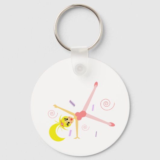 Cute Gymnist Sleutelhanger (Voorkant)