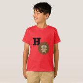 Cute H is voor Egel T-shirt (Voorkant volledig)