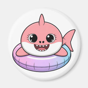 Cute Haai Baby Met Float Kinderen Magneet