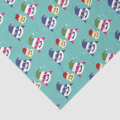 Cute Haai 🦈 Leuk Fantastisch Kinderen Super Oceaa Tissuepapier (Detail)