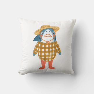 Cute Haaien Folk Art Kussen