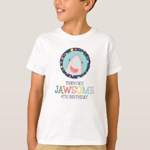Cute Haaien Verjaardag T-shirt