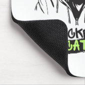 Cute Hacker Kat Illustratie – Cybersecurity cadeau Muismat (Hoek)