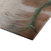 Cute Haflinger Horse Face Animal Snijplank (Hoek)