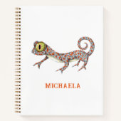 Cute Hagedis Reptiel Notitieboek (Voorkant)
