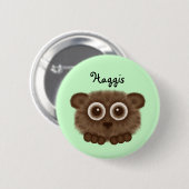 Cute Haggis Button (Voorkant /achterkant)