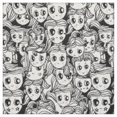 Cute Hair Girls Stof (Swatch)