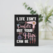 Cute Hair Stylist Motivation Hairdresser Briefkaart (Staand voorkant)
