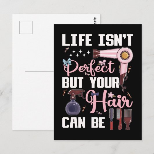 Cute Hair Stylist Motivation Hairdresser Briefkaart (Voorkant / Achterkant)