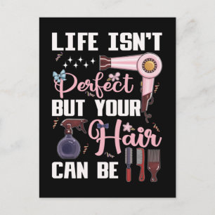 Cute Hair Stylist Motivation Hairdresser Briefkaart