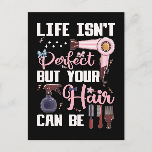 Cute Hair Stylist Motivation Hairdresser Briefkaart (Voorkant)