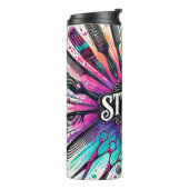 Cute Hair Stylist Thermosbeker (Gedraaid links)