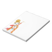 Cute Haircut Haarstylist Notitieblok (Linkerzijde)