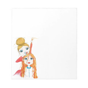 Cute Haircut Haarstylist Notitieblok