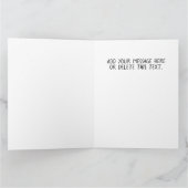 Cute Haircut Whimsical Art Illustratie Kaart (Binnen)