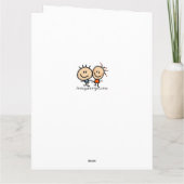 Cute Haircut Whimsical Art Illustratie Kaart (Achterkant)