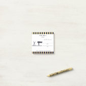 Cute Hairdresser Appointment Post-it® notes (Op bureau)
