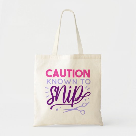 Cute Hairdresser Gift Cosmetoloog Haarstylist Tote Bag (Voorkant)
