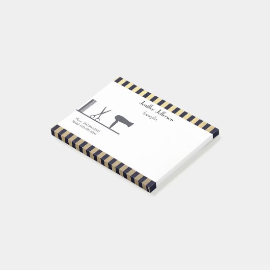 Cute Hairdresser Post-it® notes (Schuin)