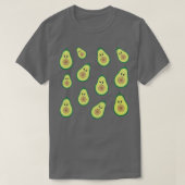 Cute Half Avocado Pattern Classic TShirt (Design voorkant)