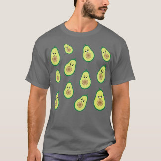 Cute Half Avocado Pattern Classic TShirt