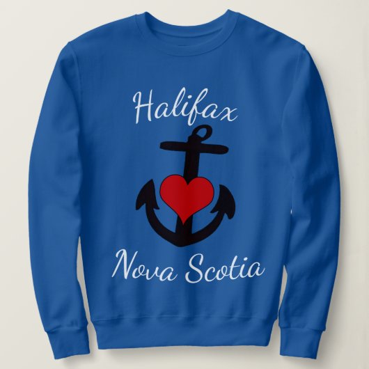 Cute Halifax Nova Scotia ankerpunt douane Trui (Design voorkant)