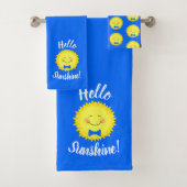 Cute Hallo Sunshine Bad Handdoek (Insitu)