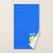 Cute Hallo Sunshine Bad Handdoek (Handdoek)