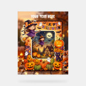 Cute Halloween Acryl Bord #1 (Voorkant)