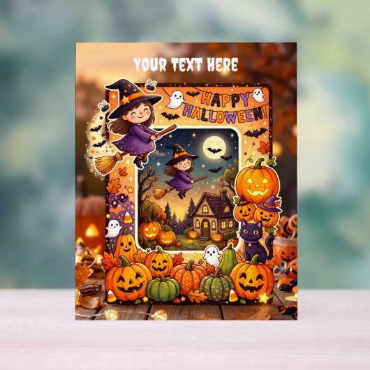 Cute Halloween Acryl Bord #1 (Neutraal)