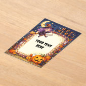 Cute Halloween Acryl Uitnodiging #4 (Laagn)