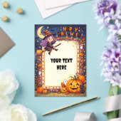Cute Halloween Acryl Uitnodiging #4 (Insitu (Huwelijk))