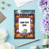 Cute Halloween Acryl Uitnodiging #5 (Insitu (Huwelijk))