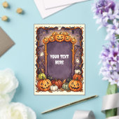 Cute Halloween Acryl Uitnodiging #9 (Insitu (Huwelijk))
