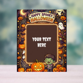 Cute Halloween Acrylschild #2 Acryl Bord