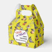 Cute Halloween all-over design, aangepast Bedankdoosjes (Achterkant)