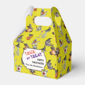 Cute Halloween all-over design, aangepast Bedankdoosjes (Voorkant Zijde)