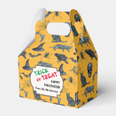 Cute Halloween all-over design, aangepast promotie Bedankdoosjes (Achterkant)