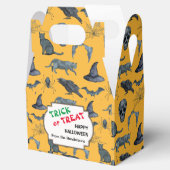 Cute Halloween all-over design, aangepast promotie Bedankdoosjes (Geopend)