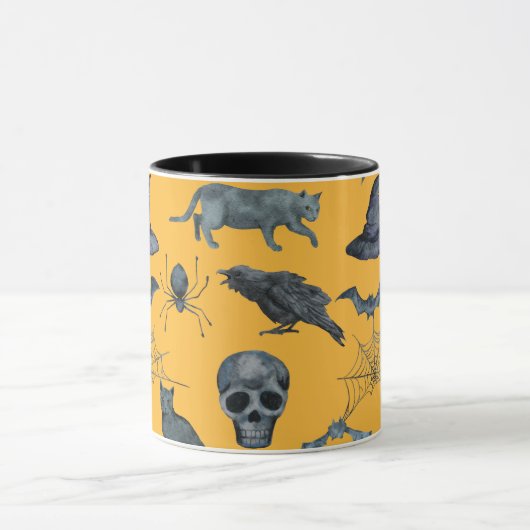 Cute Halloween all-over design Mok (Midden)