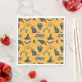 Cute Halloween all-over design Napkins Servet (Insitu)