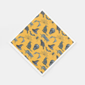 Cute Halloween all-over design Napkins Servet (Hoek)
