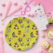 Cute Halloween all-over design Papieren Bordje (Feest)