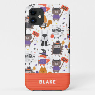 Cute Halloween Animals Persoonlijk Case-Mate iPhone Case